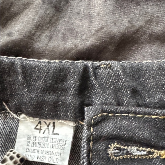 Kids Black Jeans with Patchwork - Picture 5 of 5